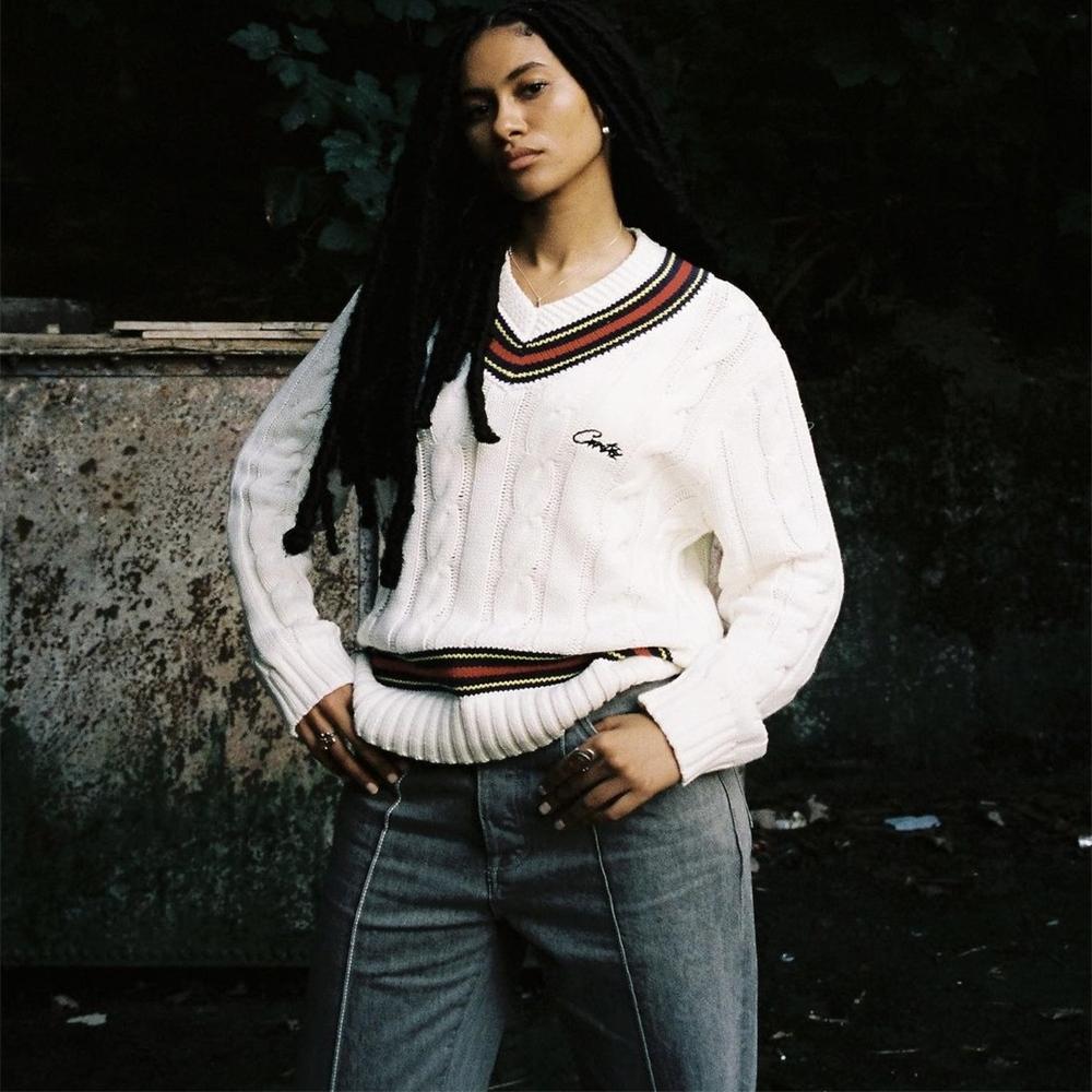 CORTEIZ WIMBLEDON KNIT Sweaters [White]