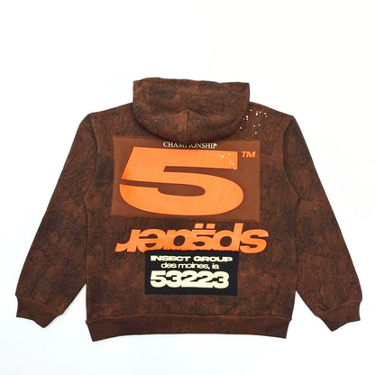 SP5der Orange 5 Black & Brown TRACKSUIT
