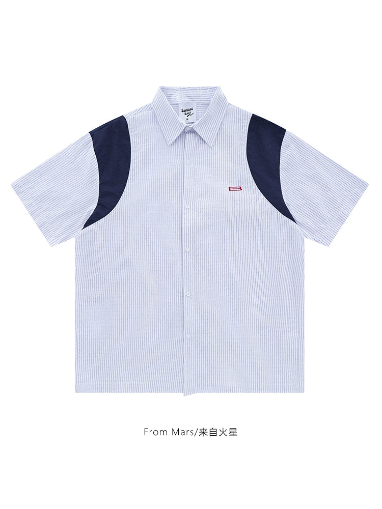 NUBI 'Bold' Striped S/S Shirts