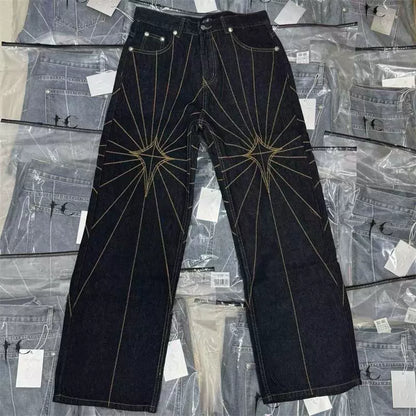 THUG CLUB Chain Stitch Denim Pants