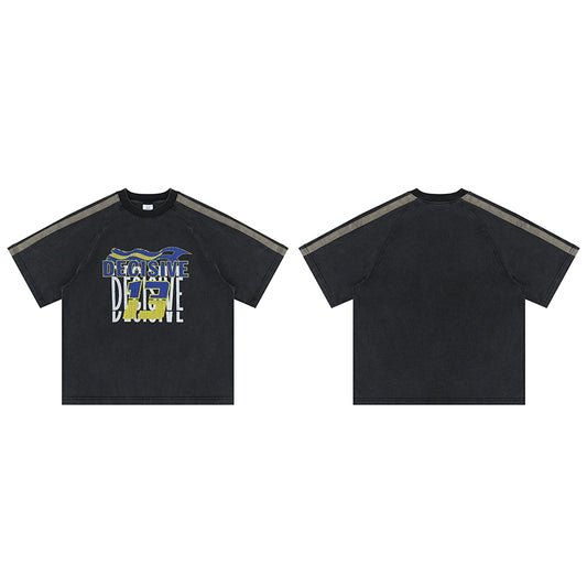 DECISIVE 13 Distressed T-shirt