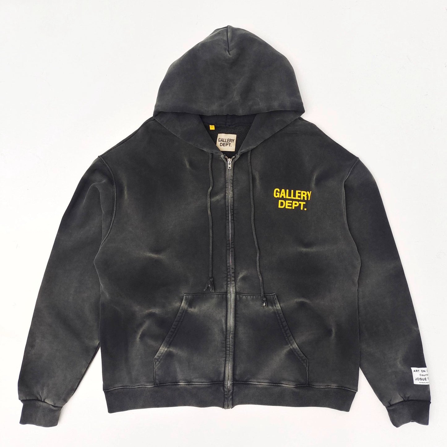 GALLERY DEPT FRENCH ZIP HOODIE [Black]