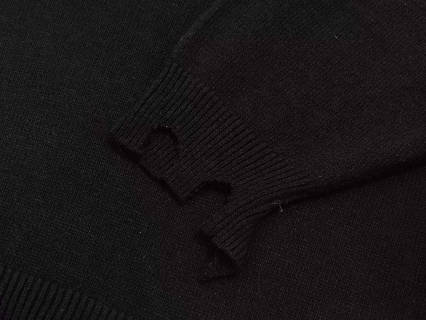 SAINT MICHEAL x CPFM SMILEY FACE WOOL SWEATER