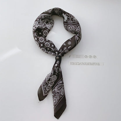 NUBI Square Silk Scarf