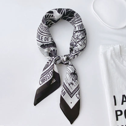 NUBI Square Silk Scarf