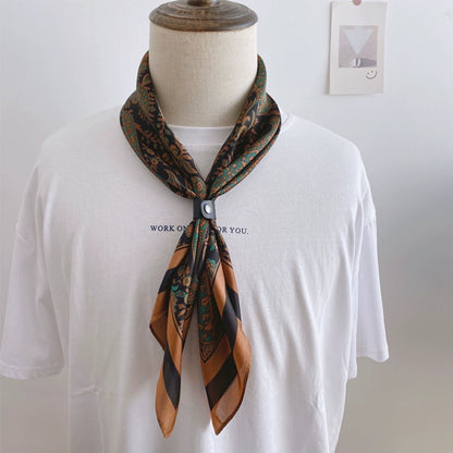 NUBI Square Silk Scarf