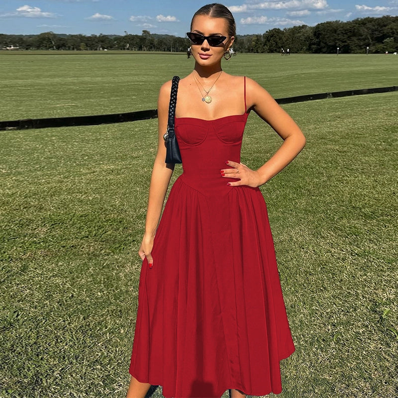 THE French Royal Elegant Suspender Dress