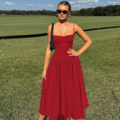 THE French Royal Elegant Suspender Dress