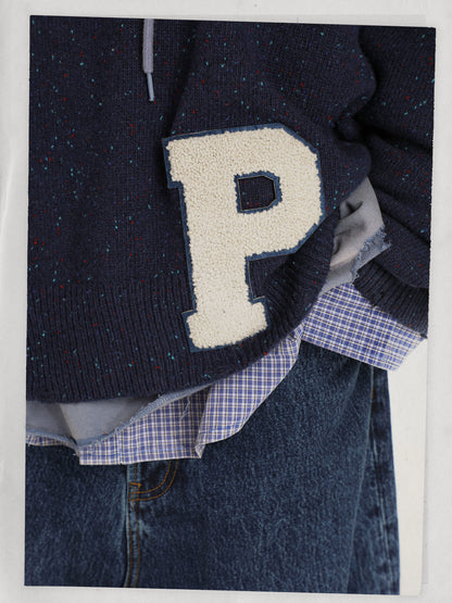 MASONPRINCE MP Cashmere Layered Loose Sweater