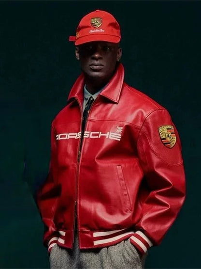 AIME LEON DORE 'Porsche' 993 Racing Leather Jacket