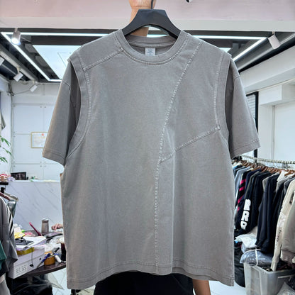 NUBI 'Studded' Oversize Crew neck T-shirt