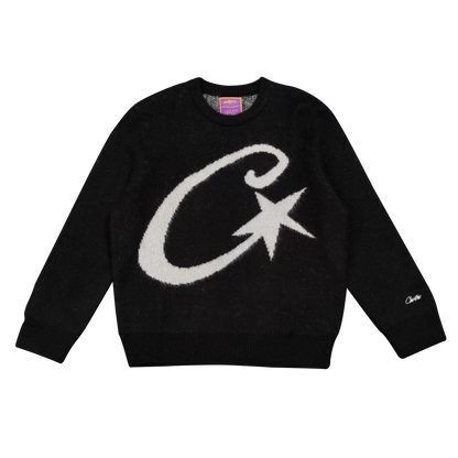 CORTEIZ C STAR MOHAIR KNIT SWEATER