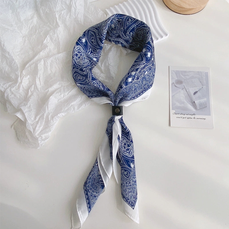 NUBI Square Silk Scarf