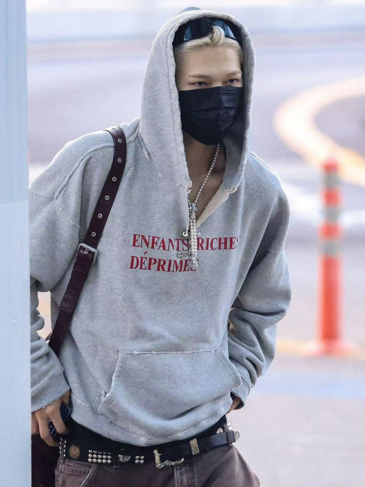 ENFANT RICHE DEPRIME CLASSIC LOGO HOODIE [HEATHER GREY]