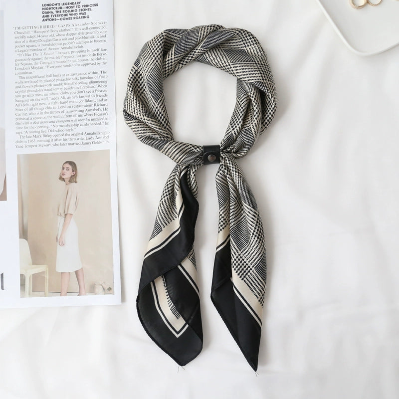 NUBI Square Silk Scarf