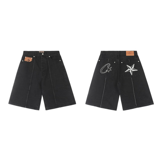 CORTEIZ C-STAR DENIM SHORTS [Black]