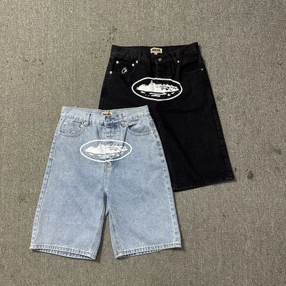 CORTEIZ ISLAND BAGGY DENIM SHORT