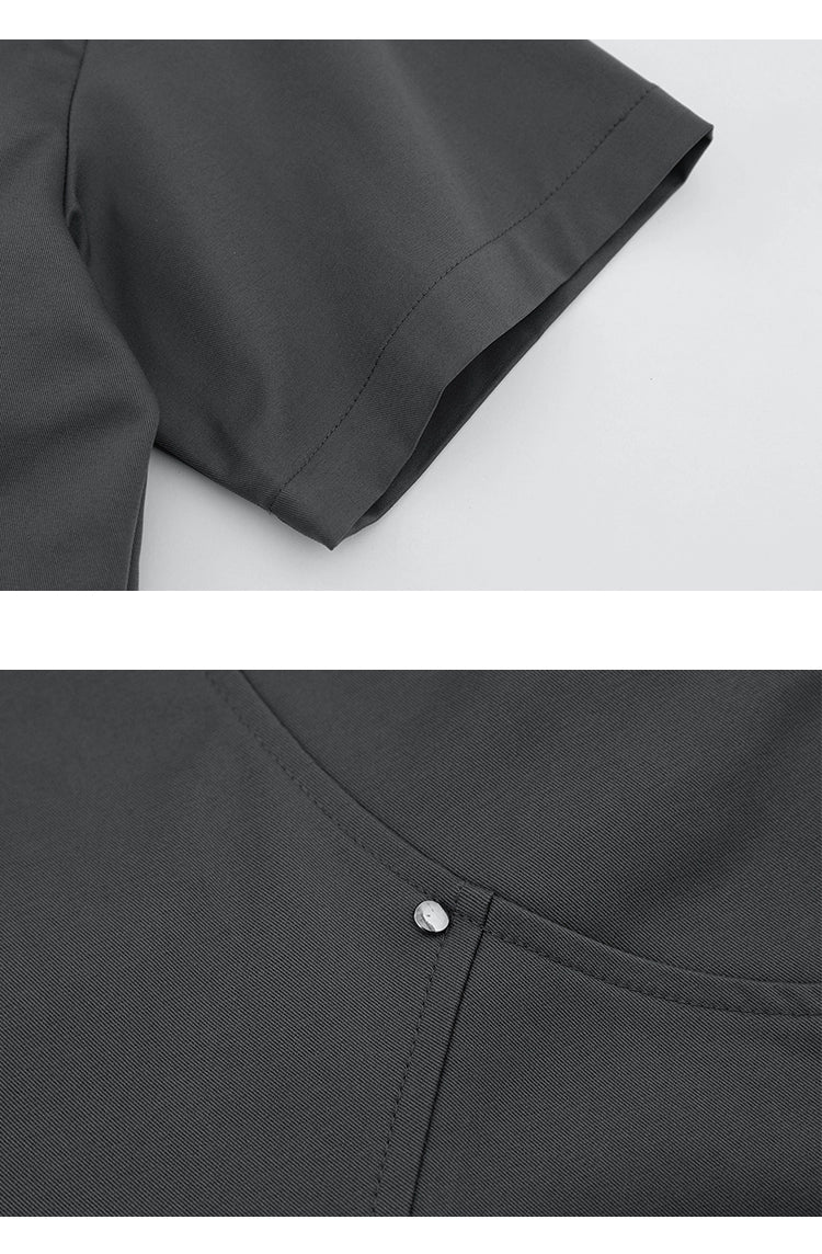 NUBI 'Cases' Loose-fitting Short-sleeved Shirt