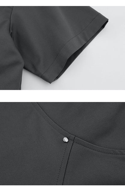 NUBI 'Cases' Loose-fitting Short-sleeved Shirt