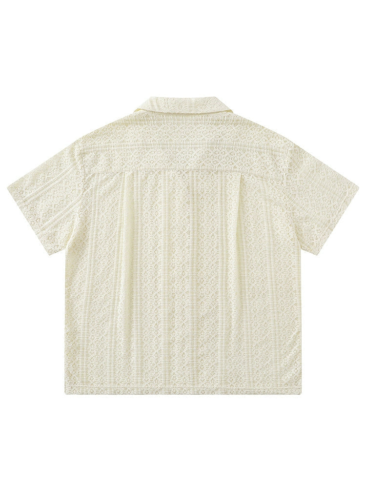 NUBI 'Palms' Oversize Summer Short-sleeve Shirt