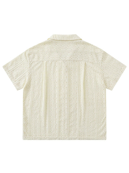 NUBI 'Palms' Oversize Summer Short-sleeve Shirt