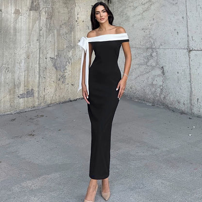 THE 'Banquet' HIP-WRAPPING LONG DRESS