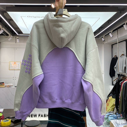 SAINT Two-dimension Loose Plush Hoodie