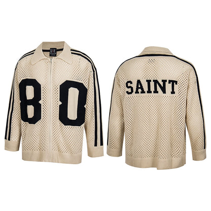 SAINT '80' knitted zipper Cardigan