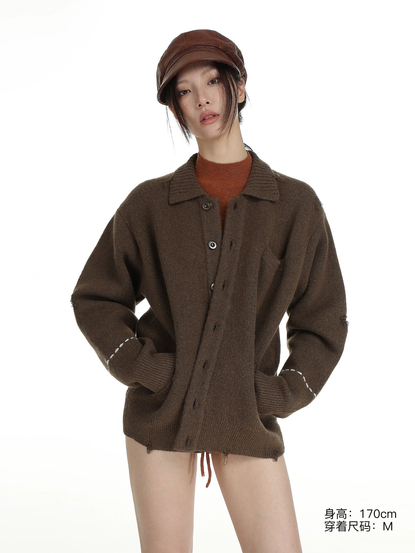MASONPRINCE Wool Handmade Sweater Cardigan