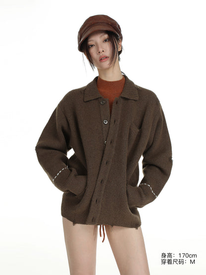 MASONPRINCE Wool Handmade Sweater Cardigan