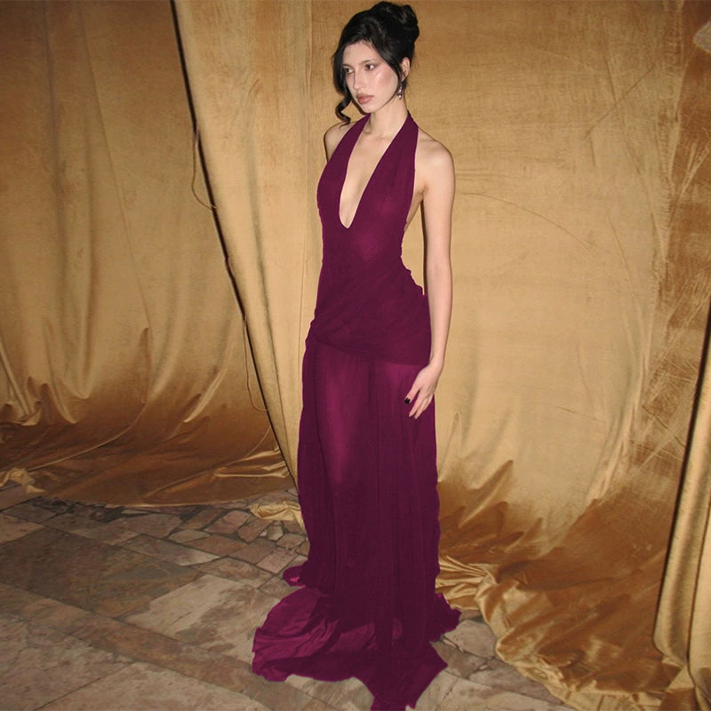 THE 'Obrien' LONG SHEER DRESS