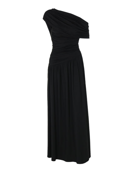 The Callan Elegant Slim Drape Dress