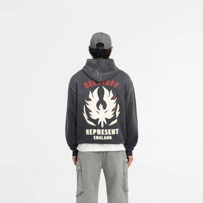 REPRESENT BELSTAFF  FLAME NIRVANA PHOENIX  HOODIE