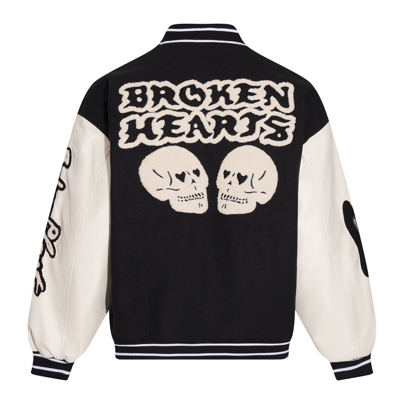 BROKEN PLANET 'Broken Hearts' VARSITY JACKET