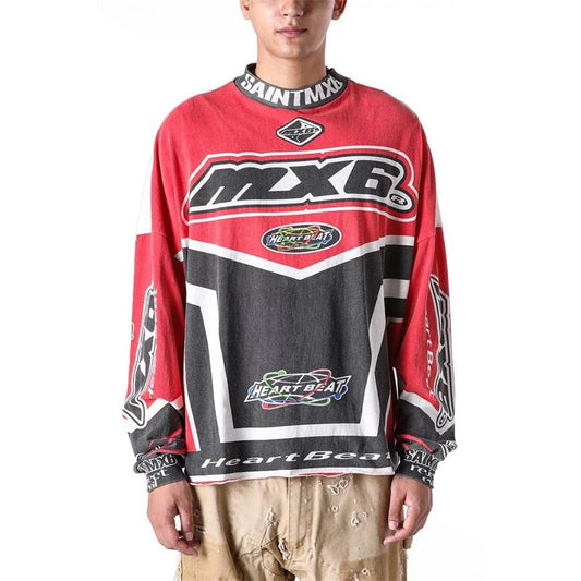 SAINT MICHAEL 25SS MX6 RACING-STYLE L/S TEE