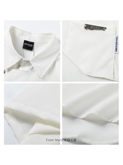 NUBI 'Memories' Loose S/S Shirt