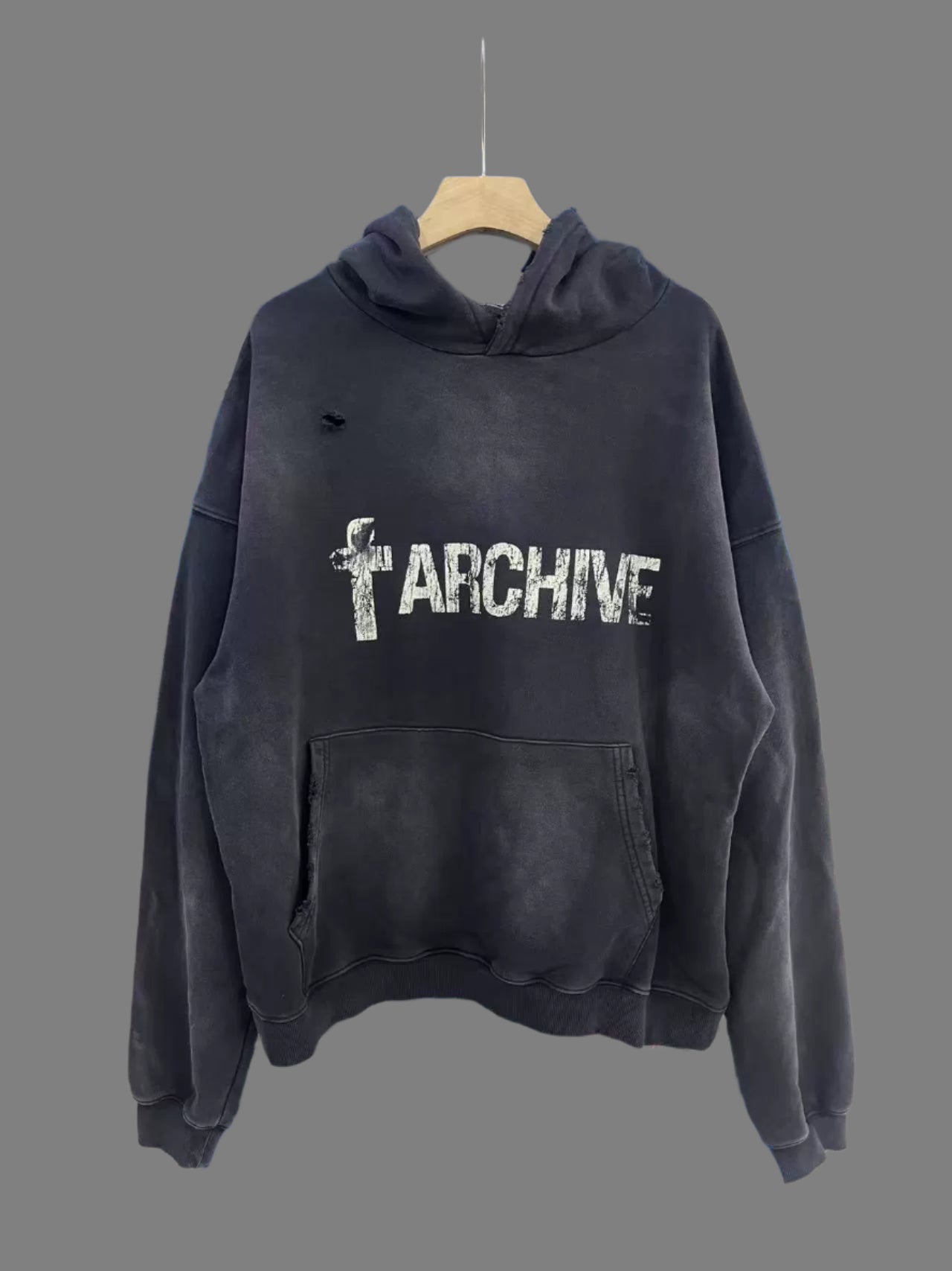 Far Archive 'Cross Aged' Vintage Hoodie