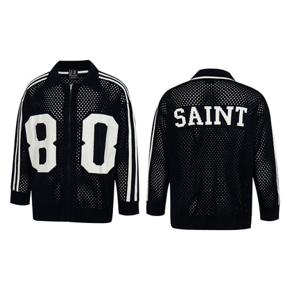 SAINT '80' knitted zipper Cardigan