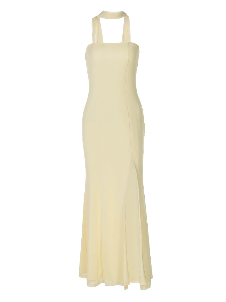 THE Finn Textured Scarf Detail Bodycon Dress