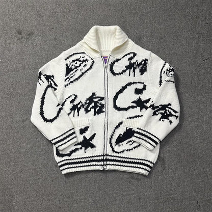 CORTEIZ VVS JACQUARD KNIT ZIP