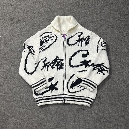 CORTEIZ VVS JACQUARD KNIT ZIP