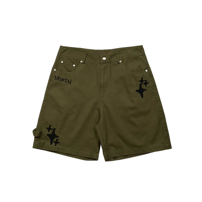 BROKEN PLANET CARGO SHORT [Army green]