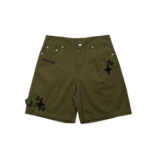 BROKEN PLANET CARGO SHORT [Army green]
