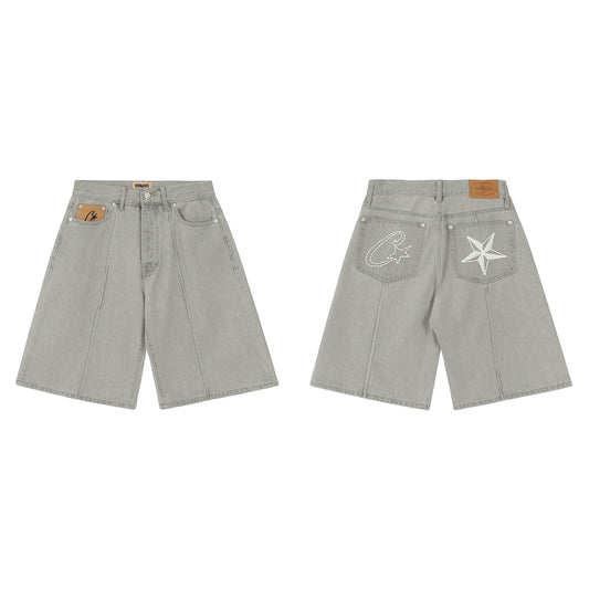 CORTEIZ C-STAR DENIM SHORTS [Grey]