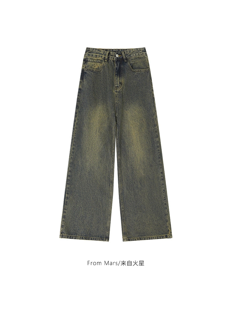 NUBI Retro, Baggy, Loose Denim Pants