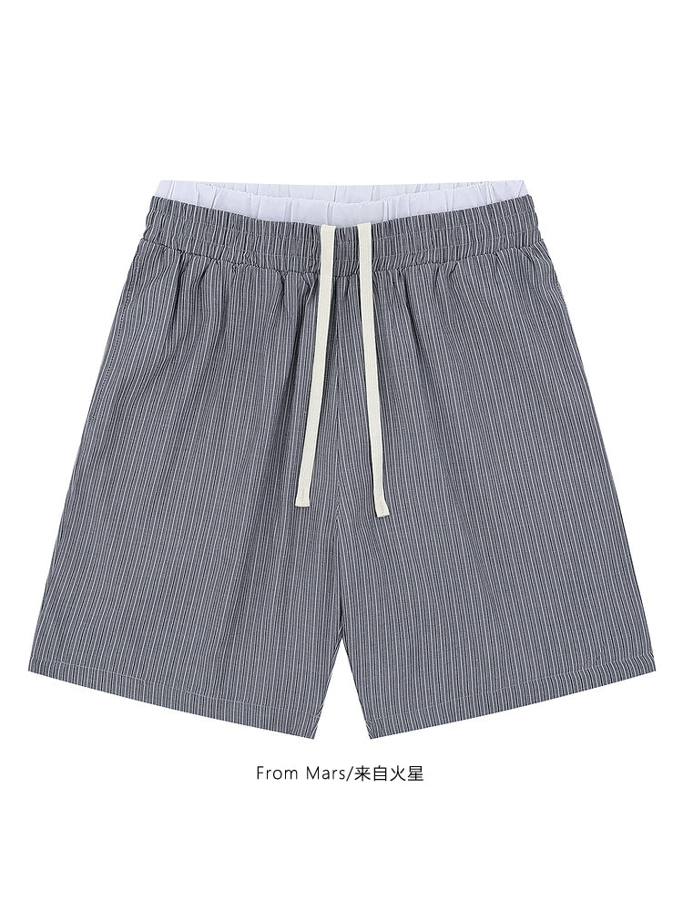 NUBI Double-waisted Slack Track Short