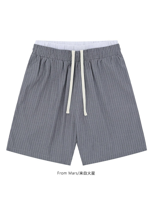 NUBI Double-waisted Slack Track Short