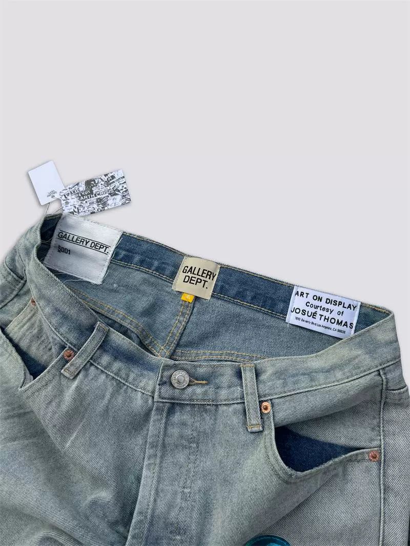 GALLERY DEPT LA FLARE MULTI G PATCH DENIM PANT