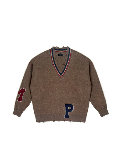 MASONPRINCE MP Cashmere Layered Loose Sweater