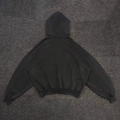 MONEY SIGNATURE DISTRESSED HOODIE